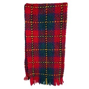 Branigan Tartan Plaid Scarf Handcrafted Chunky Ireland Fisherman New England